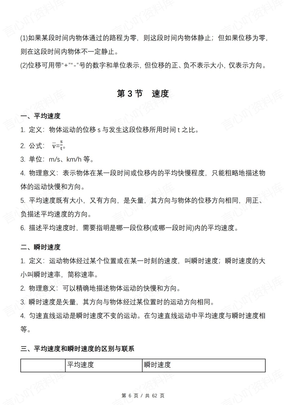 高中物理 | 新鲁科版必修一知识点总结同步清单梳理归纳插图高中物理5