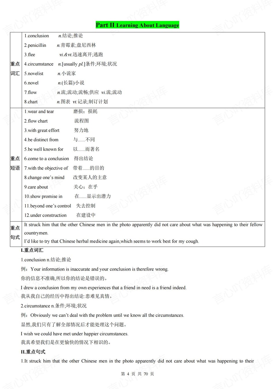 高中英语 | 新人教版选择性必修一知识点总结同步清单梳理归纳插图高中英语3