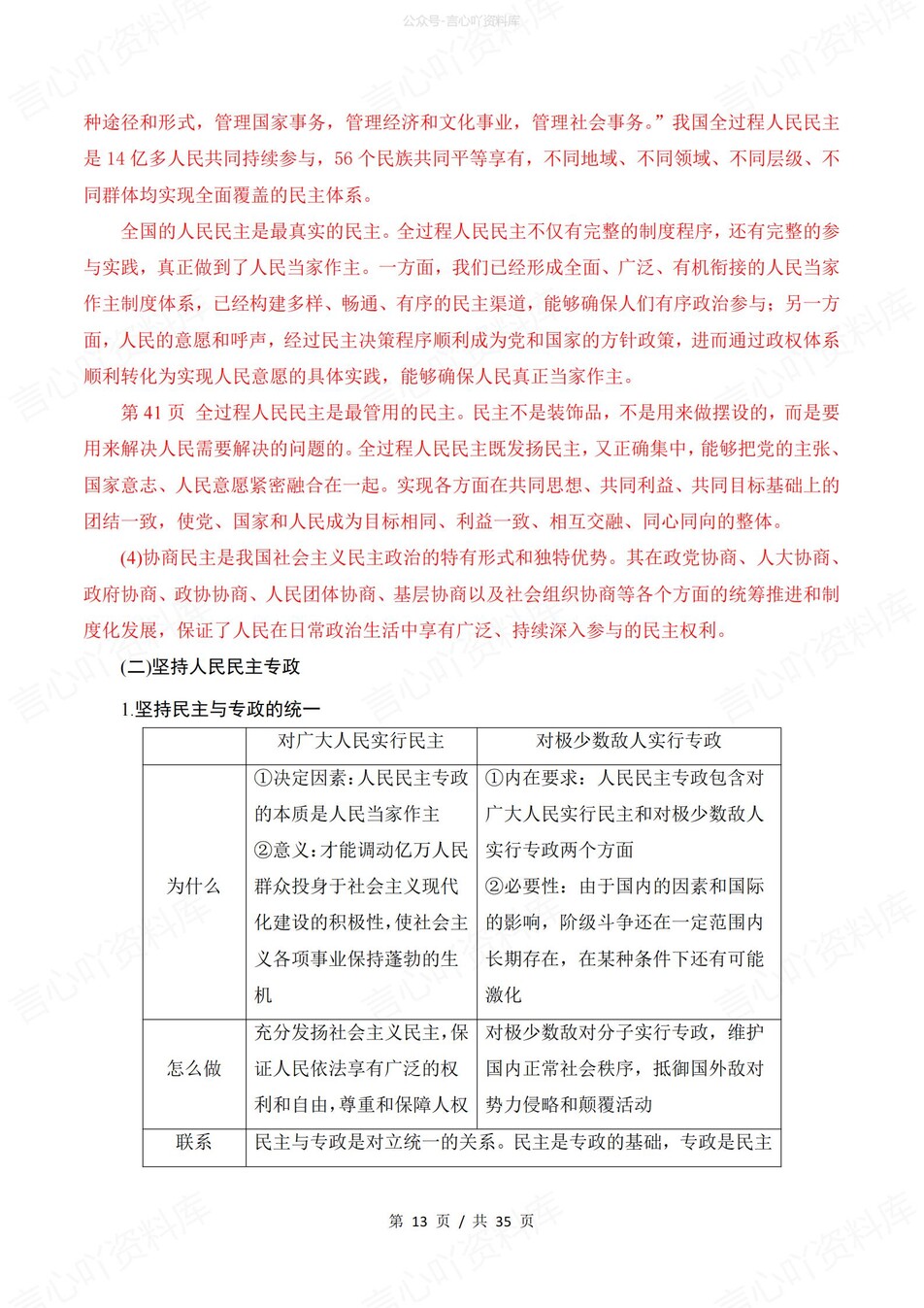 高中政治 | 统编版必修三高频考点背诵清单知识总结插图高中政治4