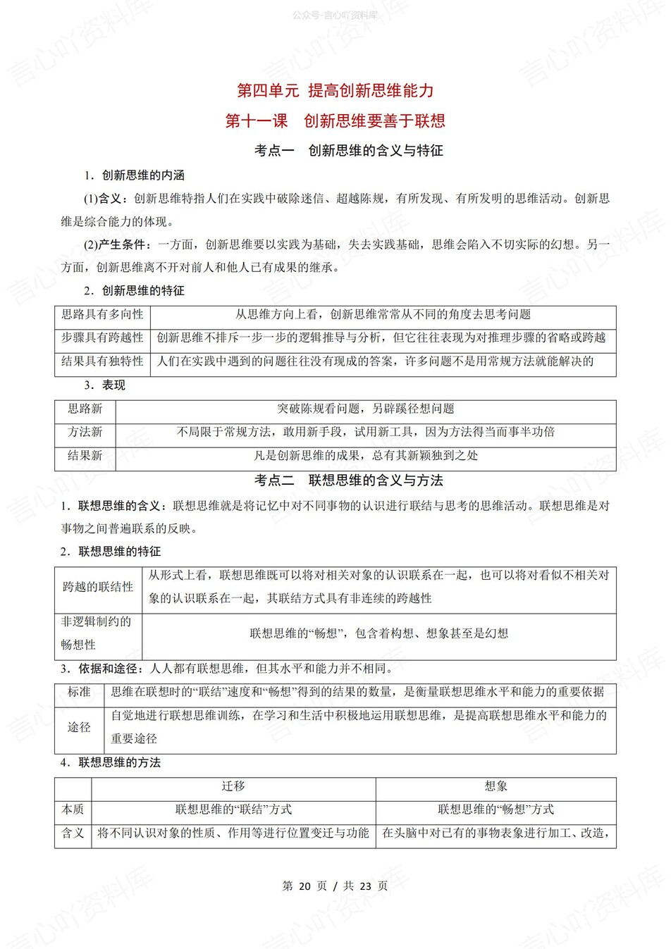 高中政治 | 统编版选择性必修三高频考点背诵清单知识总结插图高中政治5