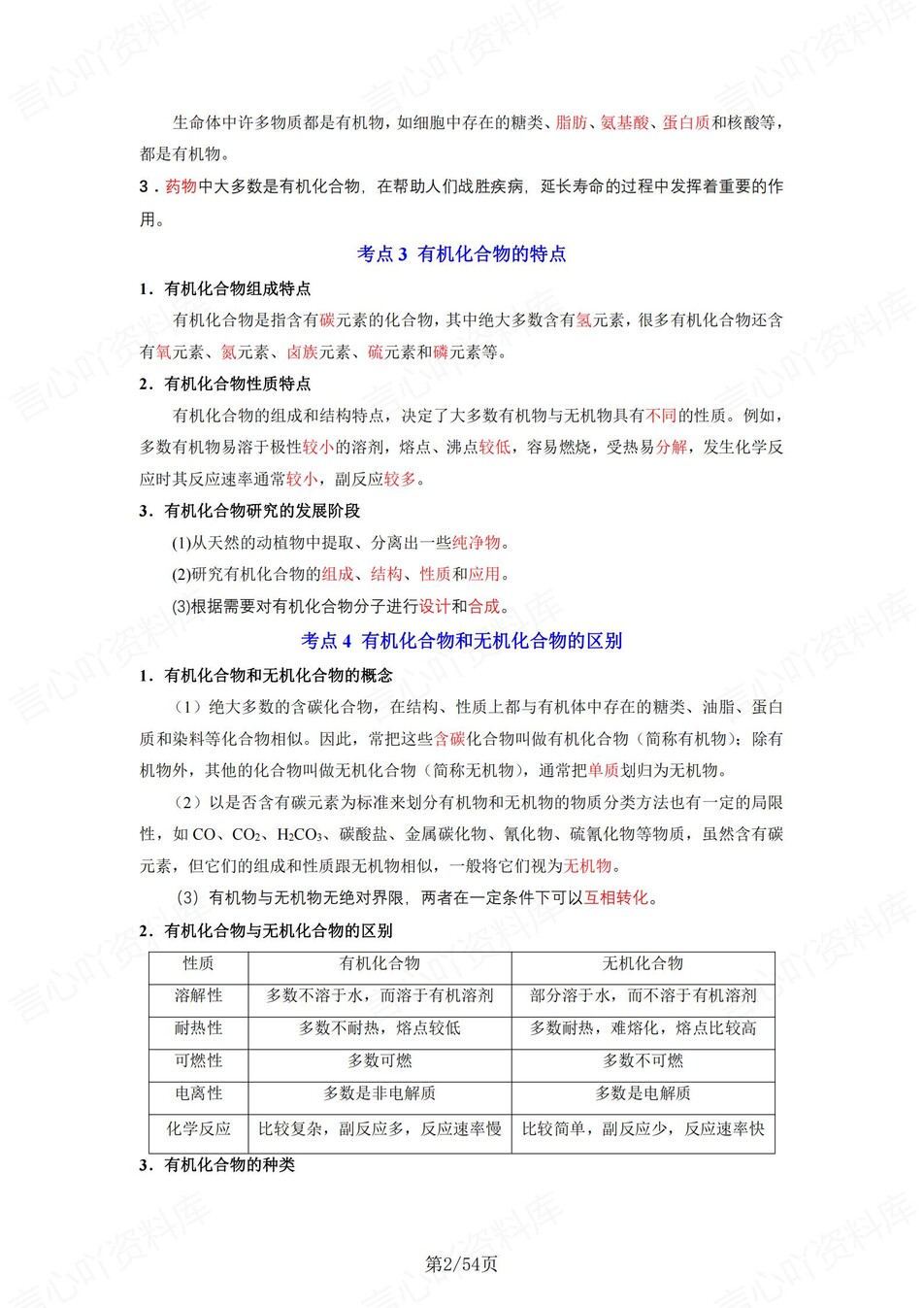 高中化学 | 新苏教版选择性必修三同步清单填空背诵知识总结梳理（背诵答案）插图高中化学1