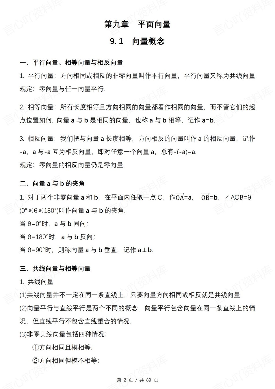 高中数学 | 新苏教版必修二知识点总结同步清单梳理归纳插图高中数学1