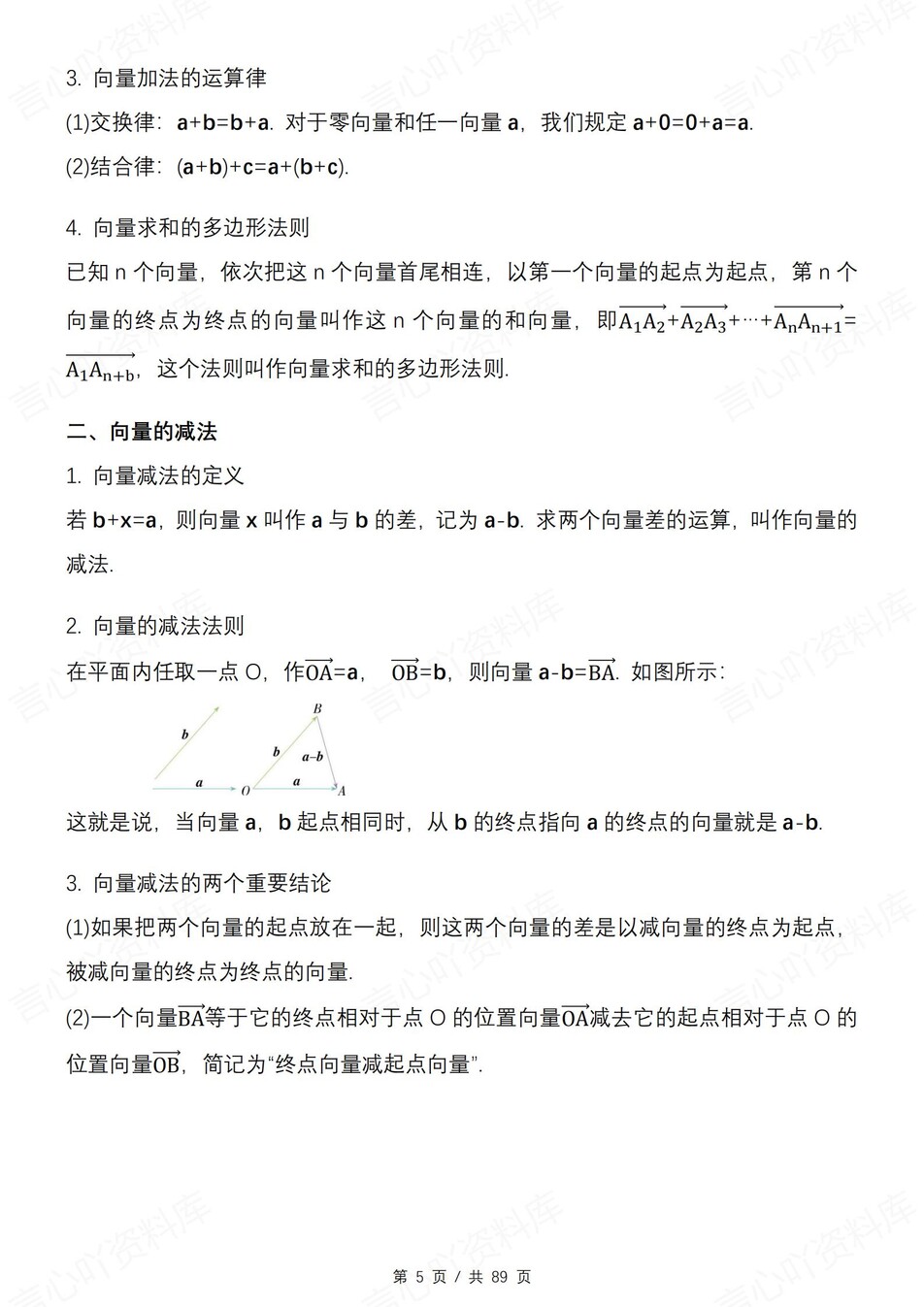高中数学 | 新苏教版必修二知识点总结同步清单梳理归纳插图高中数学4