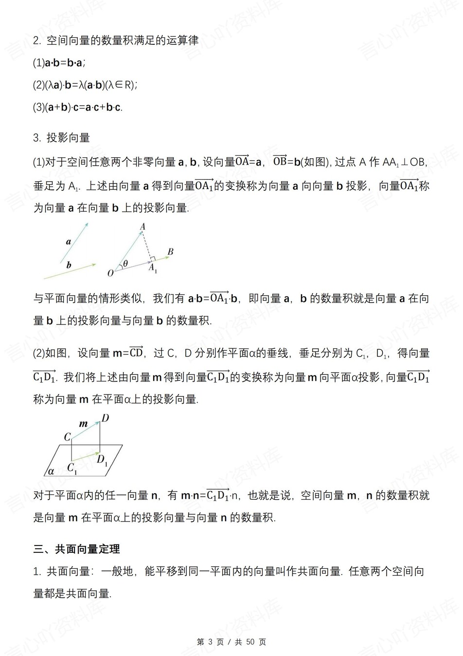 高中数学 | 新苏教版选择性必修二知识点总结同步清单梳理归纳插图高中数学2