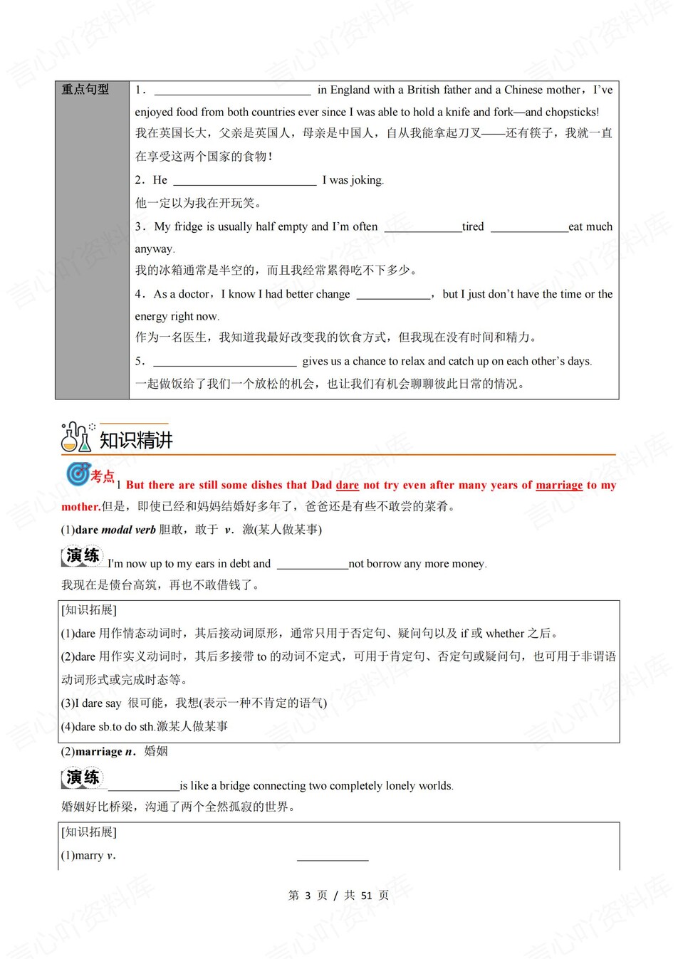 高中英语 | 新外研版必修二同步清单填空背诵知识总结梳理（填空默写）插图高中英语2