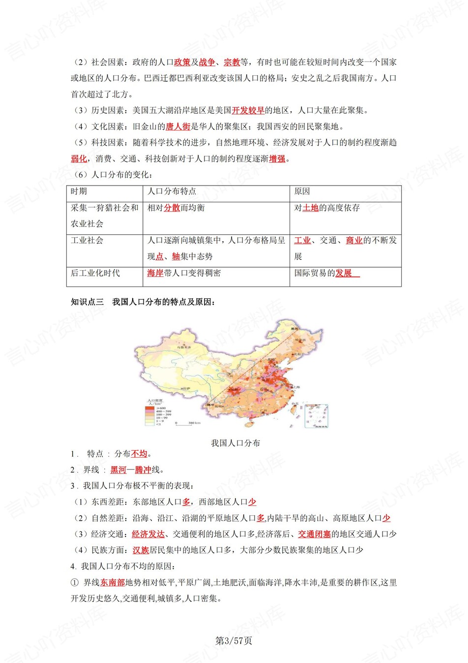 高中地理 | 新湘教版必修二同步清单填空背诵知识总结梳理（背诵答案）插图高中地理2
