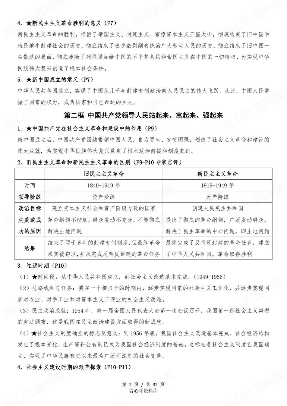 高中政治 | 统编版必修三最新版全册知识点总结归纳插图高中政治1