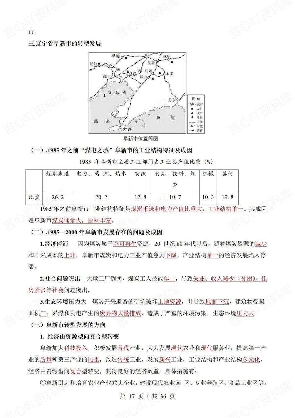 高中地理 | 新中华地图版选择性必修二同步清单填空背诵知识总结梳理（填空默写）插图高中地理3