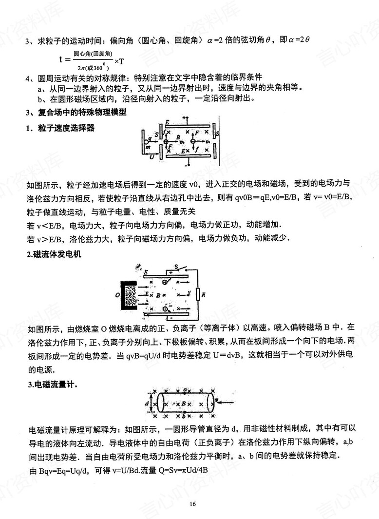 高中物理 | 新版答题模板高考常用解题型技巧方法汇总插图高中物理6