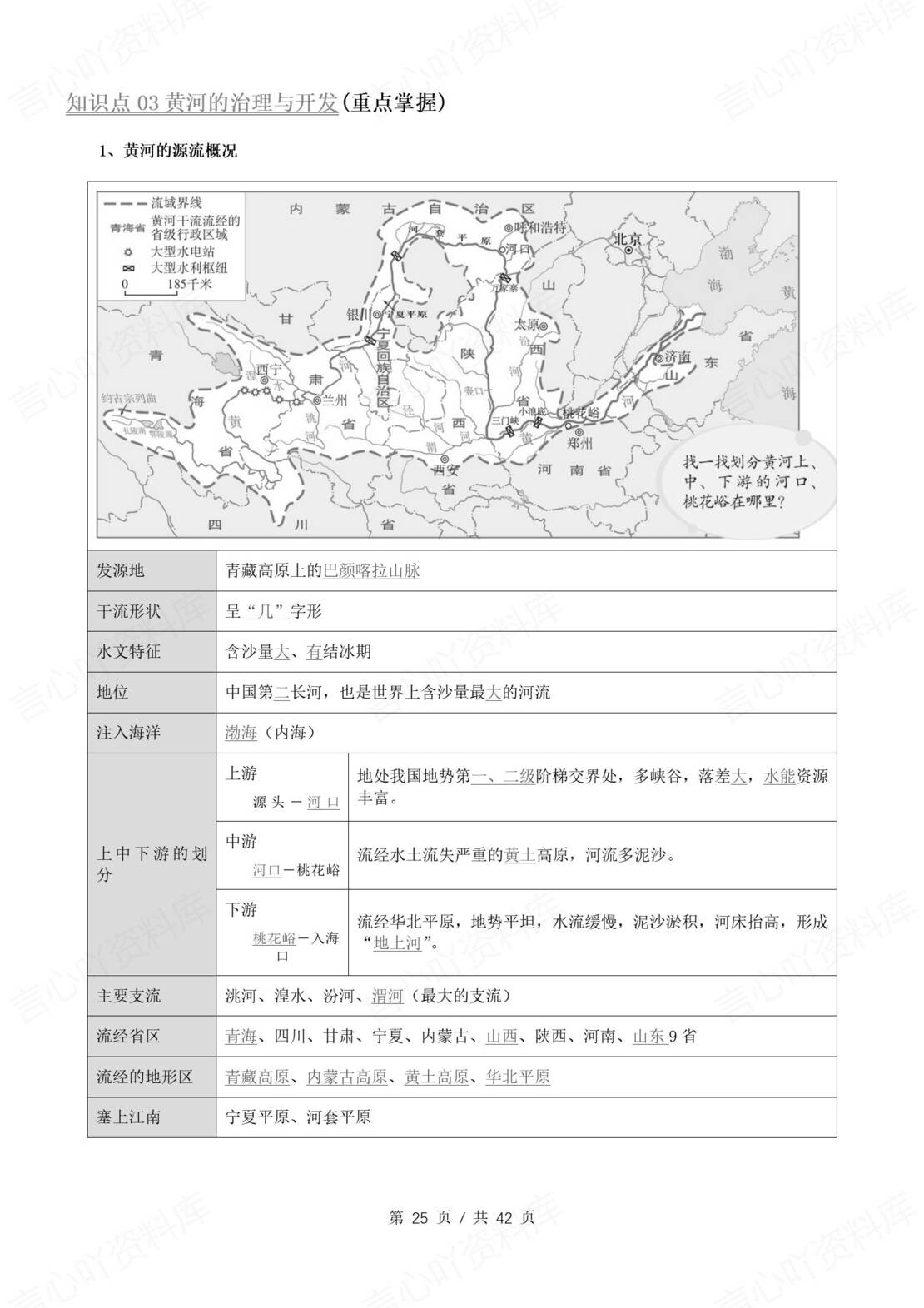 初中地理 | 人教版八年级上册原卷解析版知识总结插图初中地理3