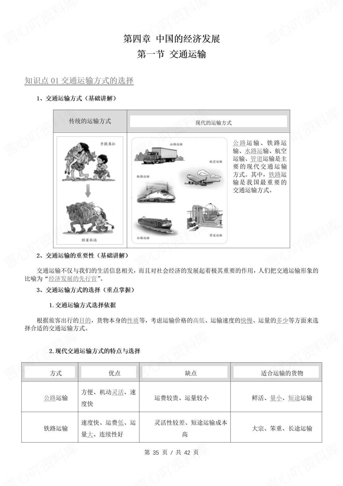 初中地理 | 人教版八年级上册原卷解析版知识总结插图初中地理5