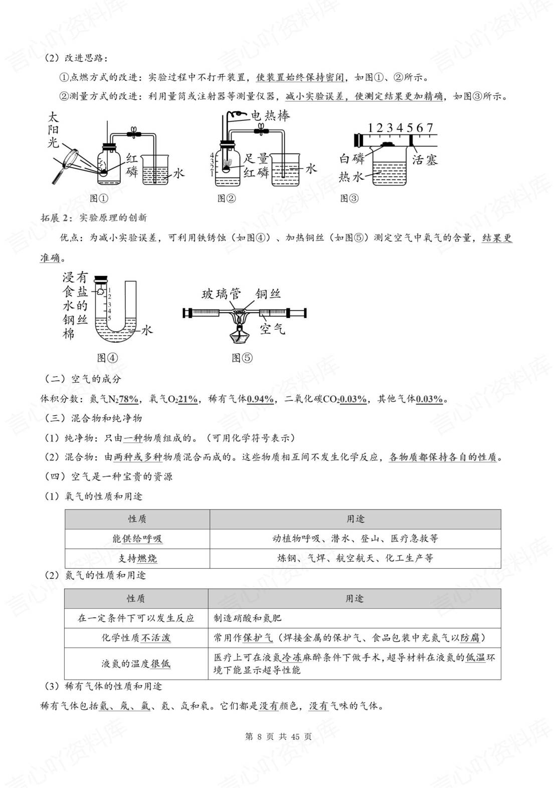 初中化学 | 新教材人教版九年级上同步知识清单（原卷解析版）插图初中化学2