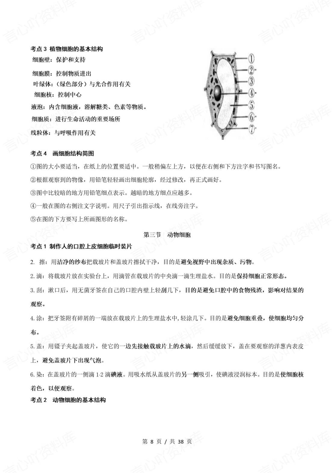 初中生物 | 新教材人教版七年级上单元知识归纳总结插图初中生物2