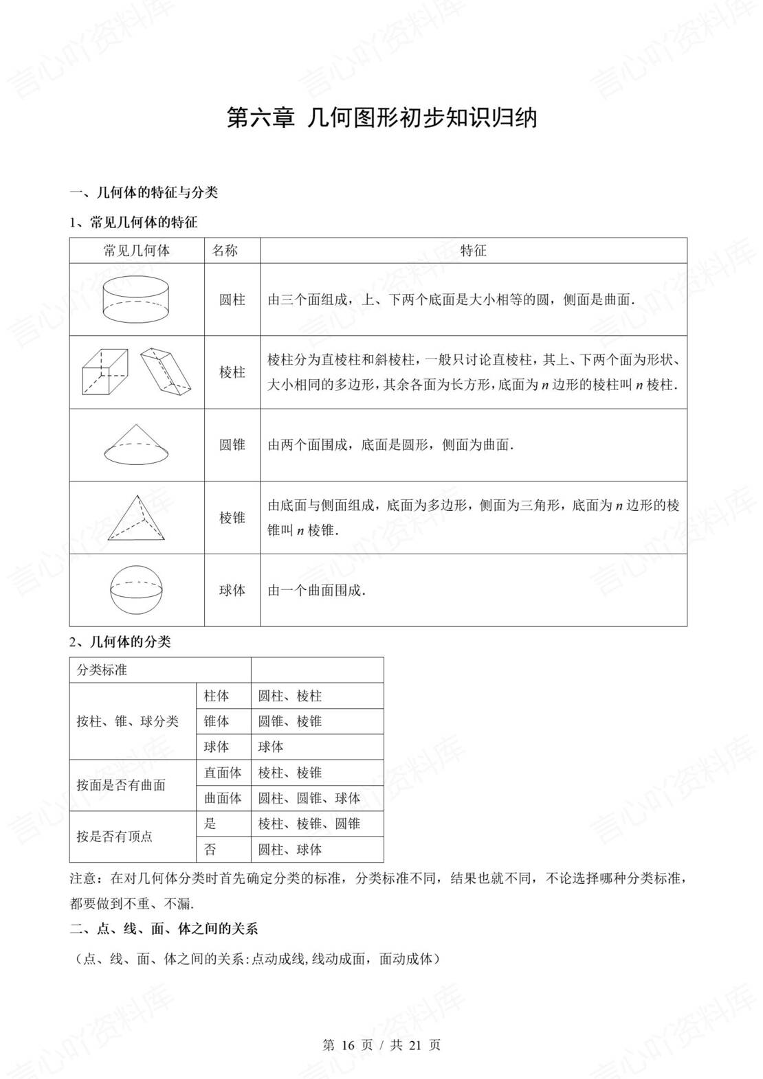 初中数学 | 新教材人教版七年级上册章节单元知识归纳总结插图初中数学6