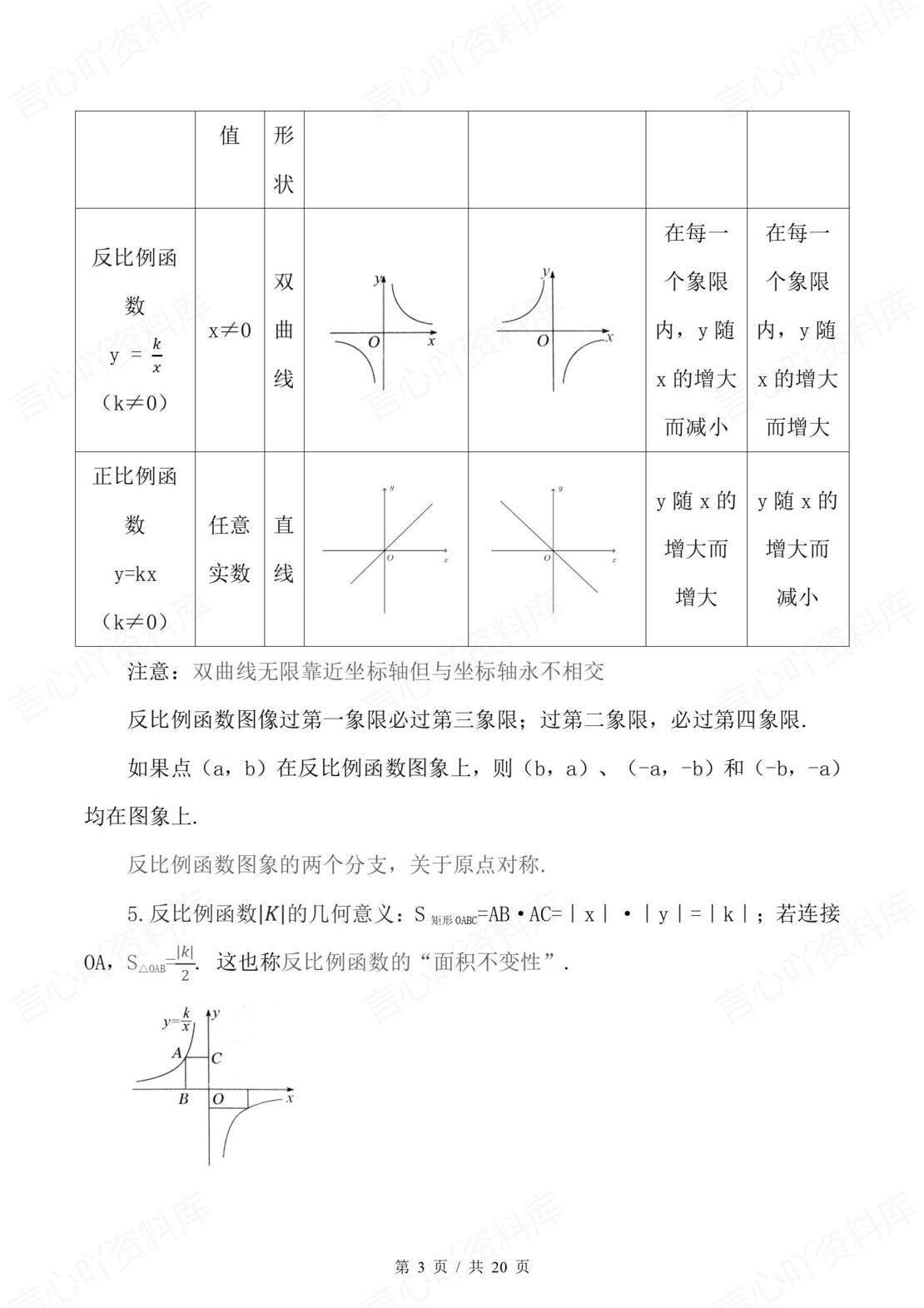 初中数学 | 湘教版九年级上册章节知识归纳总结插图初中数学1