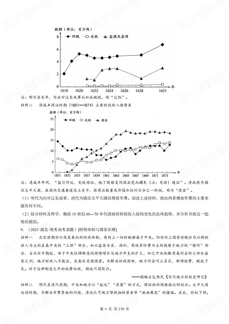高中历史 | 高考二轮复习模块专题检测插图高中历史3