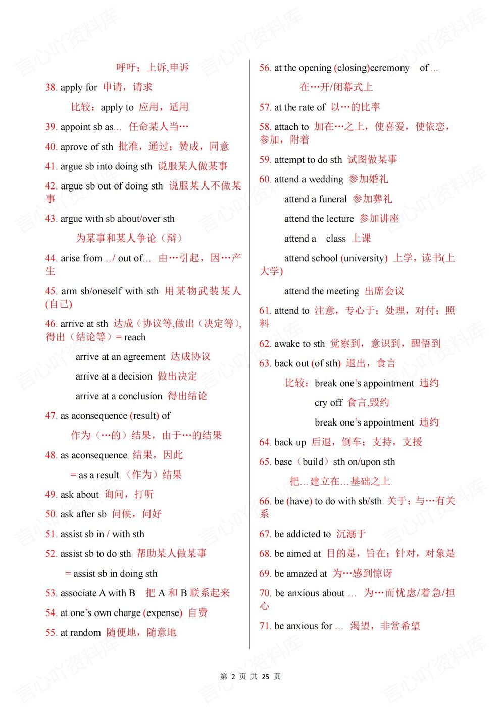 高中英语 | 外研版新教材短语汇总含翻译插图高中英语1