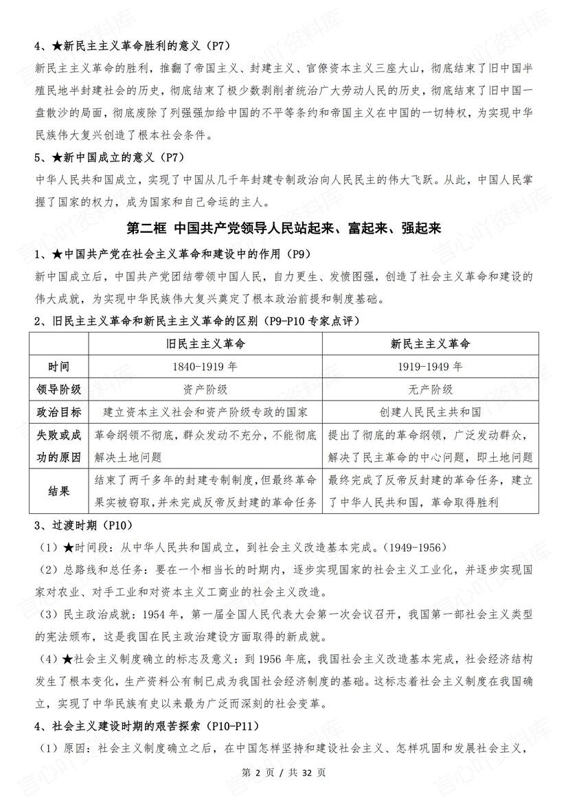 高中政治 | 必修三政治与法治知识点总结插图高中政治1