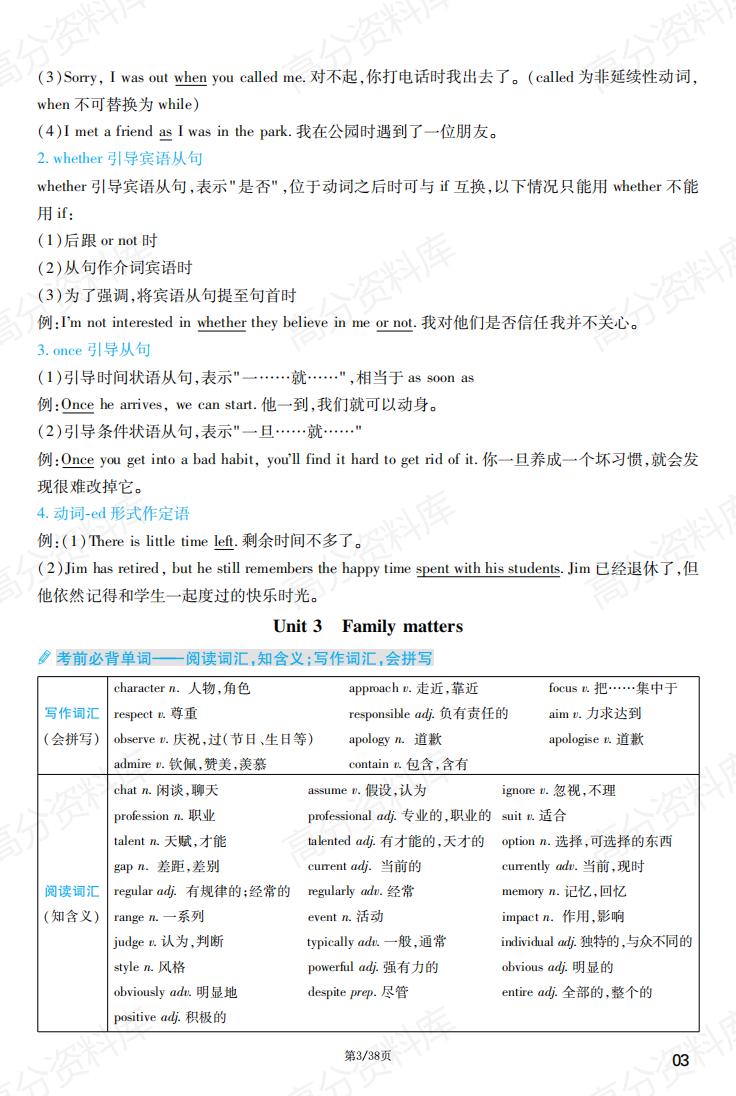 高中英语-外研版重难点速记必修123+选修123考点梳理插图高中英语2