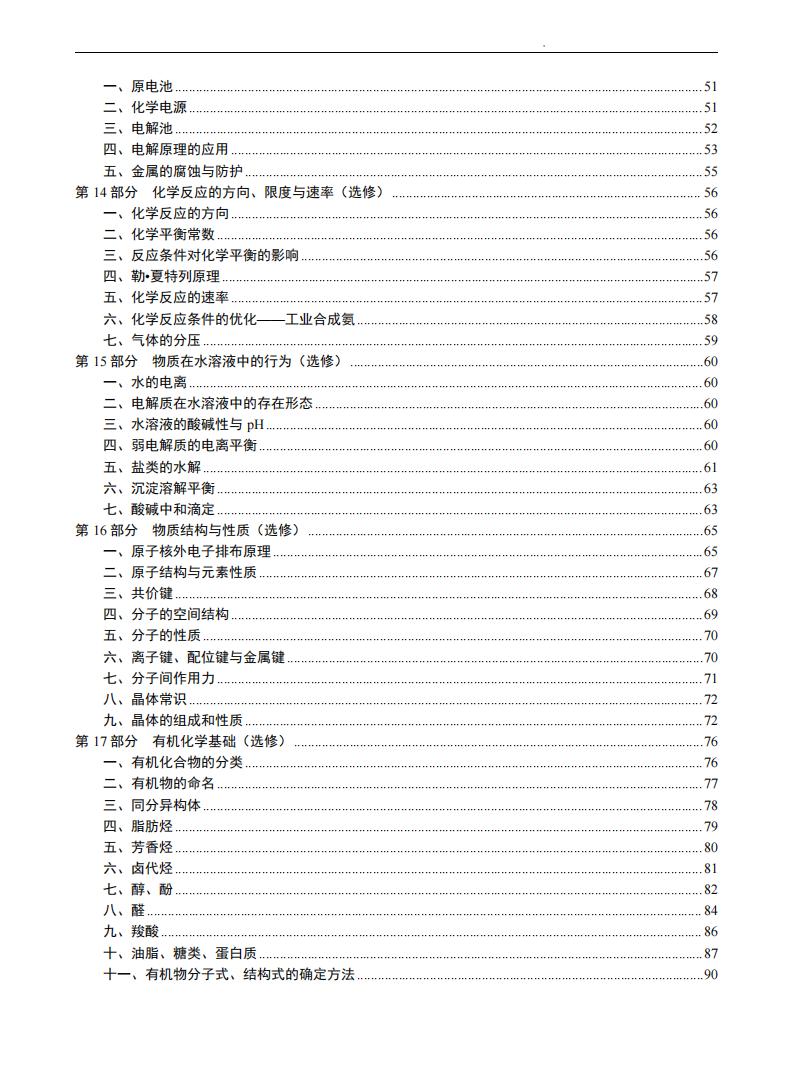 高中化学 | 必修选修全册17专题知识点汇总插图高中化学2
