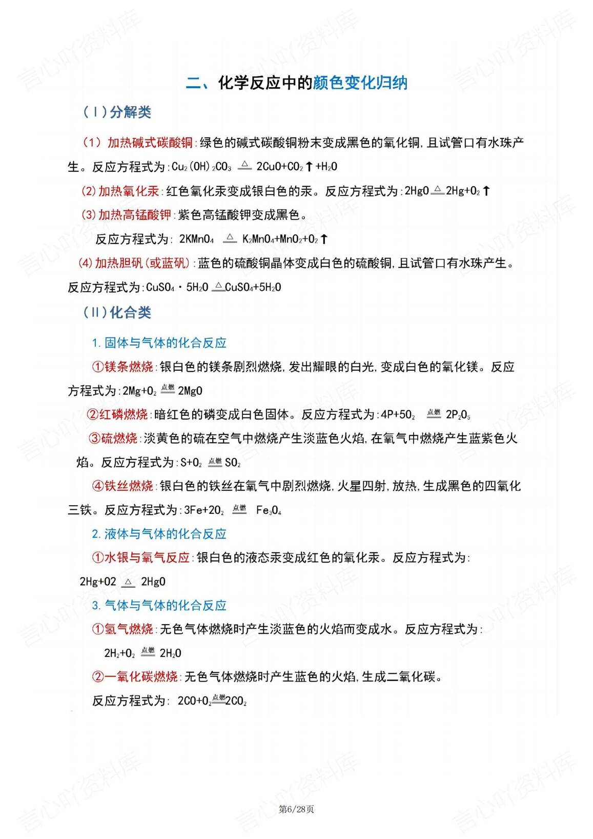 高中化学-2025重要知识点汇总插图高中化学5