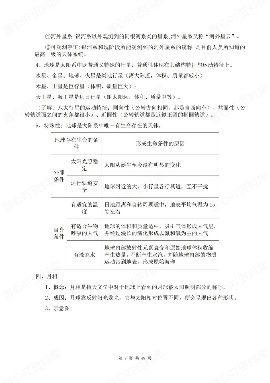 高中地理-必修一章节知识点归纳梳理专项知识复习插图高中地理2