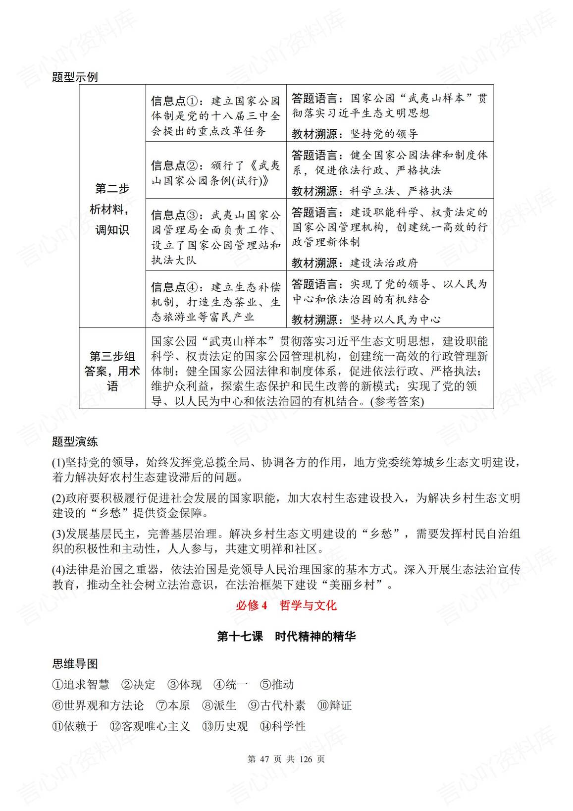 高中政治 | 高考一轮复习考点梳理例题解析插图高中政治5