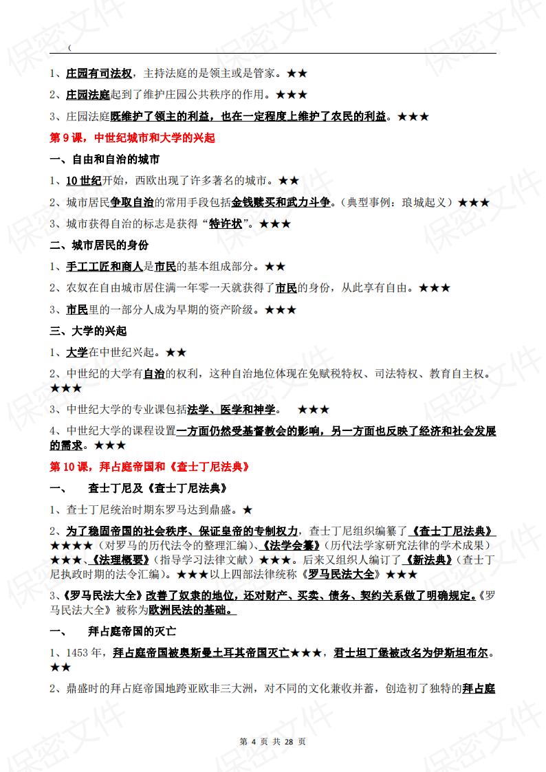 初中历史-9年级初三上下册全册知识点梳理插图初中历史3