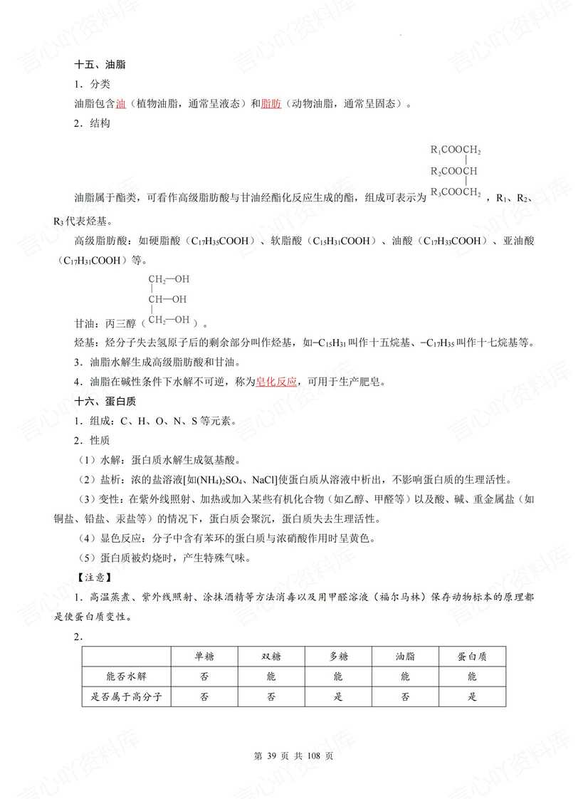 高中化学 | 高考新必修选修教材知识总结插图高中化学4