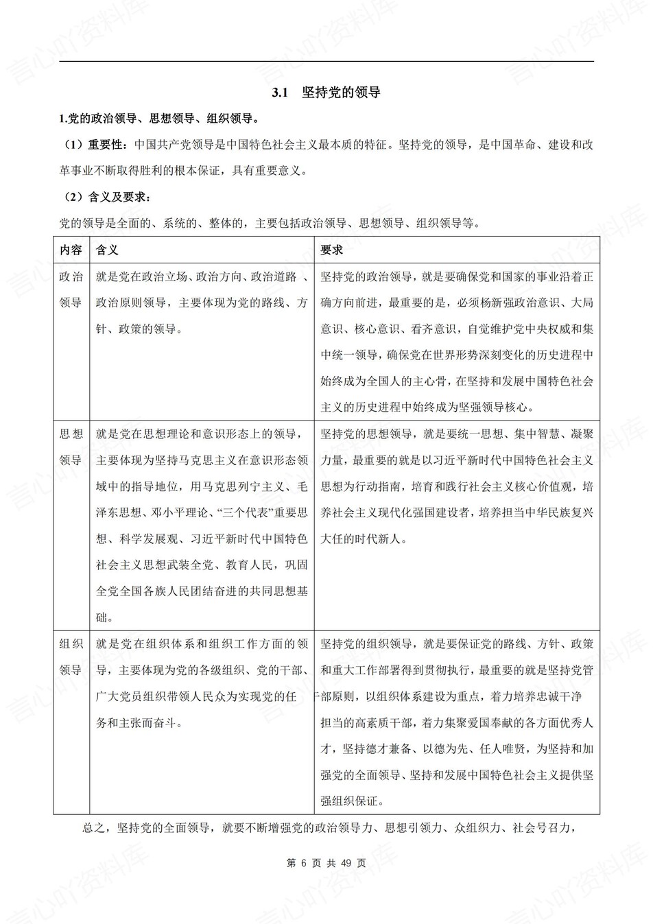高中政治-必修三单元知识考点归纳汇总《政治与法治》背诵默写版插图高中政治3