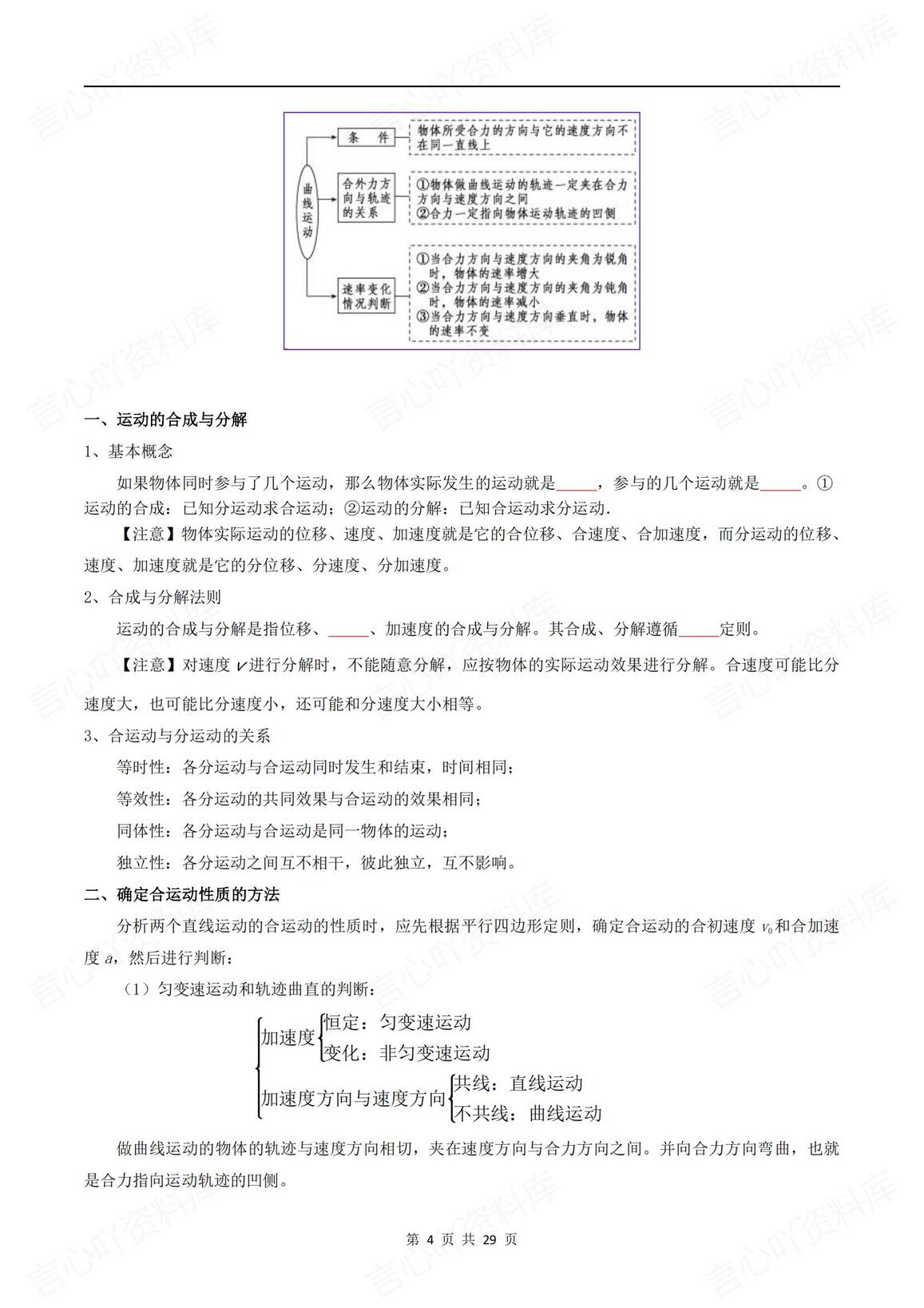 高中物理-2025高考物理《曲线运动》专题训练（含答案解析）插图高中物理3