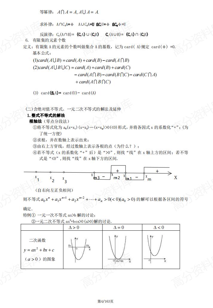 高中数学 | 必修选修知识汇编解题基本方法插图高中数学3
