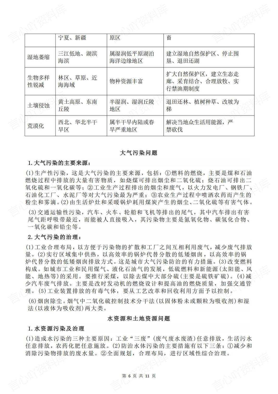 初中地理-2025中考十大专题复习总结插图初中地理5