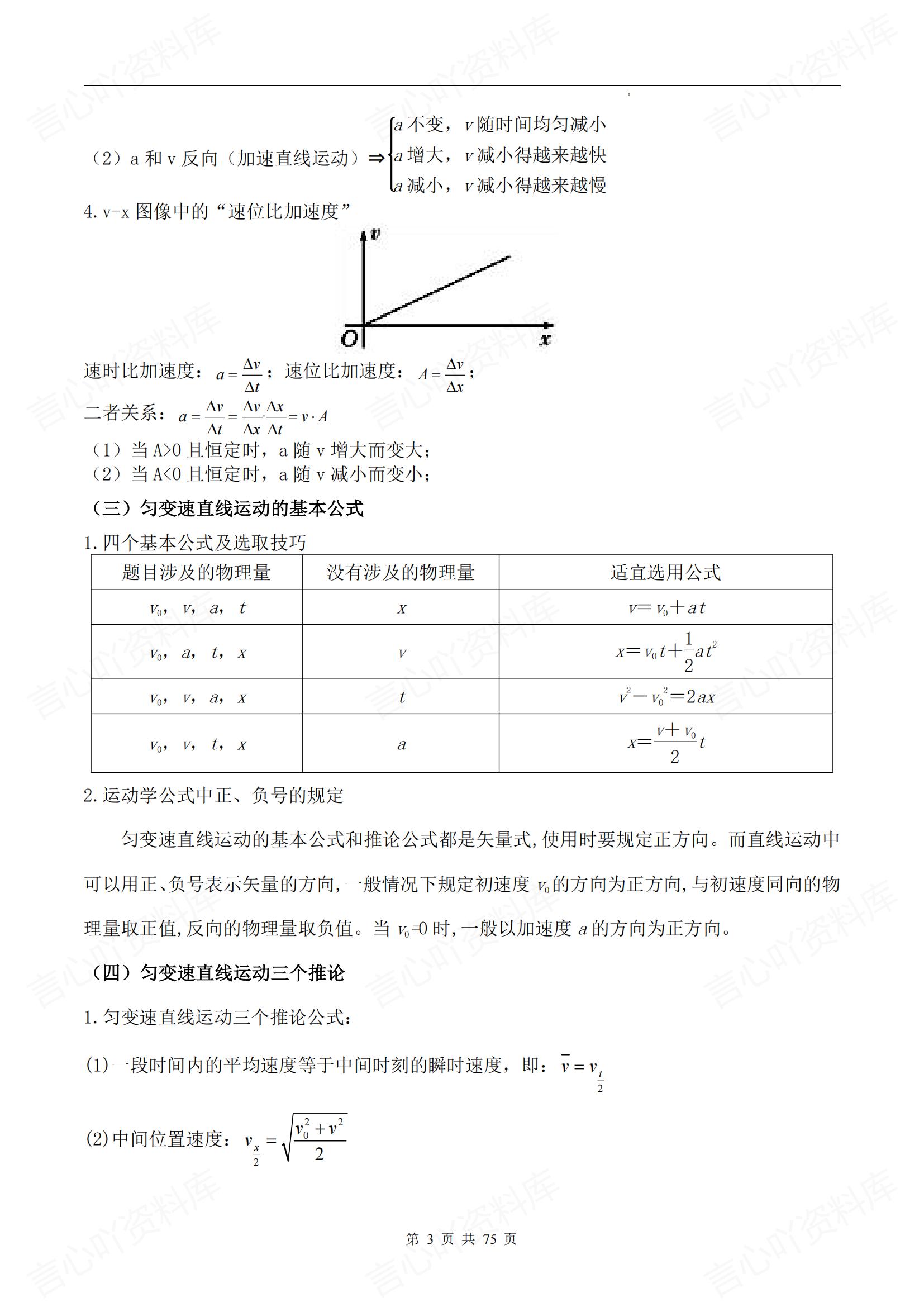 高中物理 | 考前11专题知识点归纳汇总梳理插图高中物理2