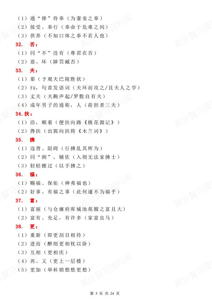 初中语文-文言文180个实词详解插图初中语文3