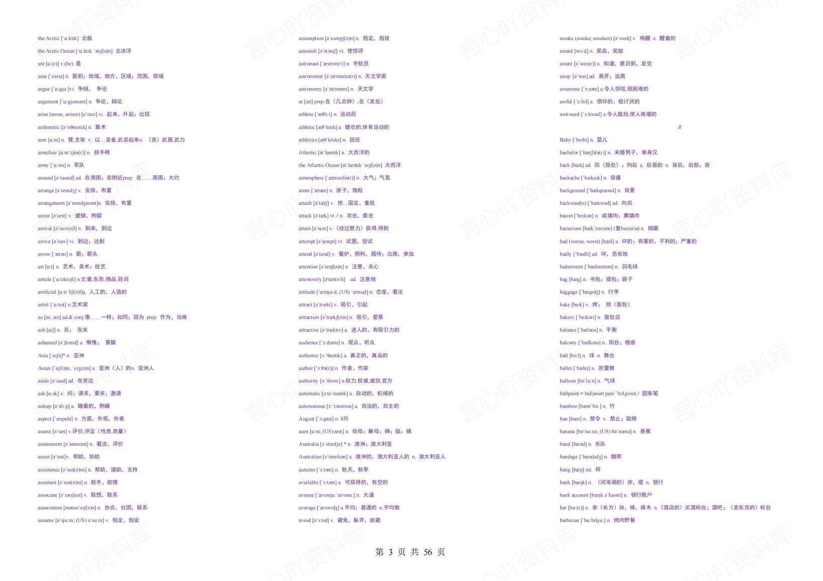 高中英语-3500词(含音标)及英语词组与习惯用语大全插图高中英语2