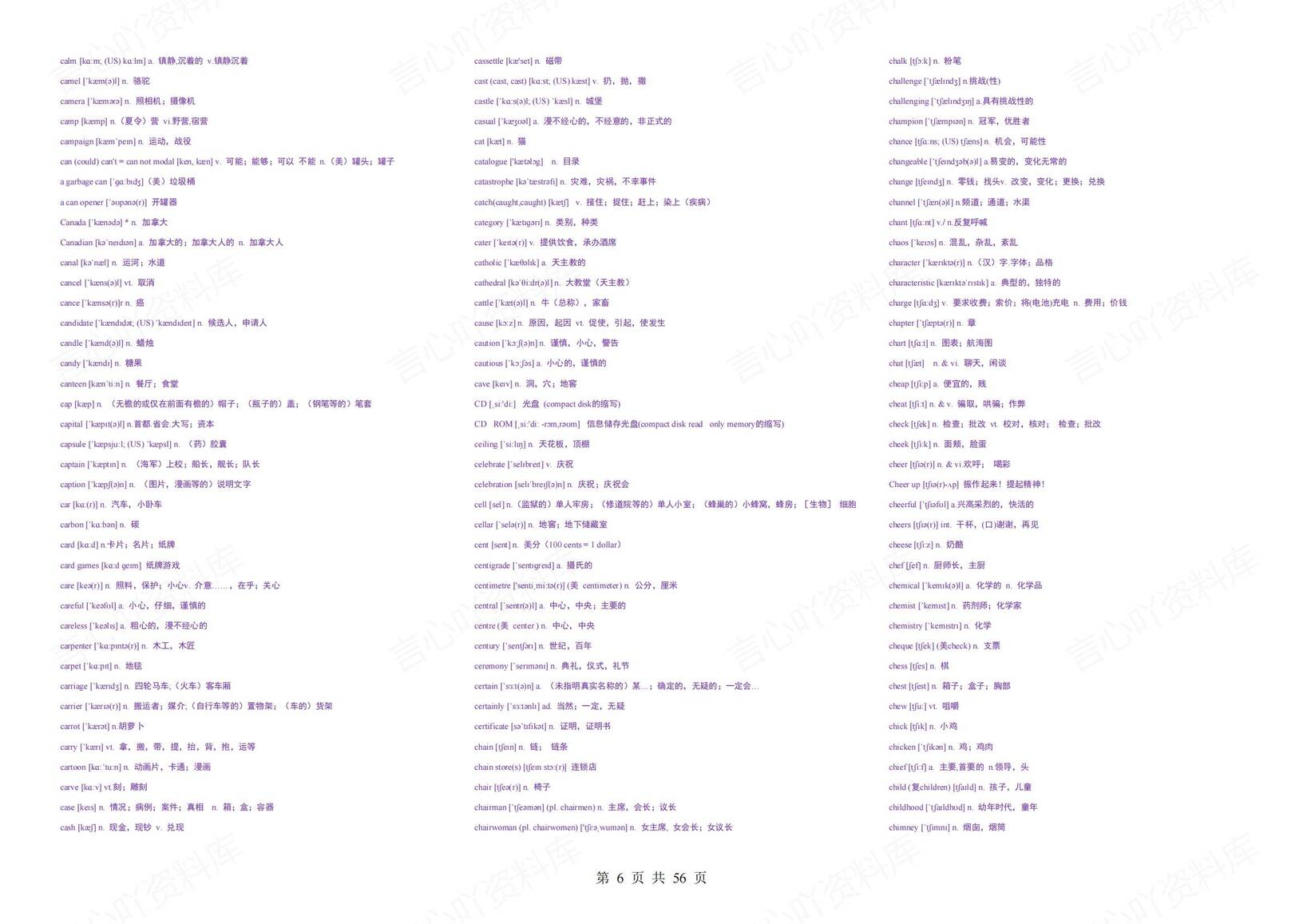 高中英语-3500词(含音标)及英语词组与习惯用语大全插图高中英语5