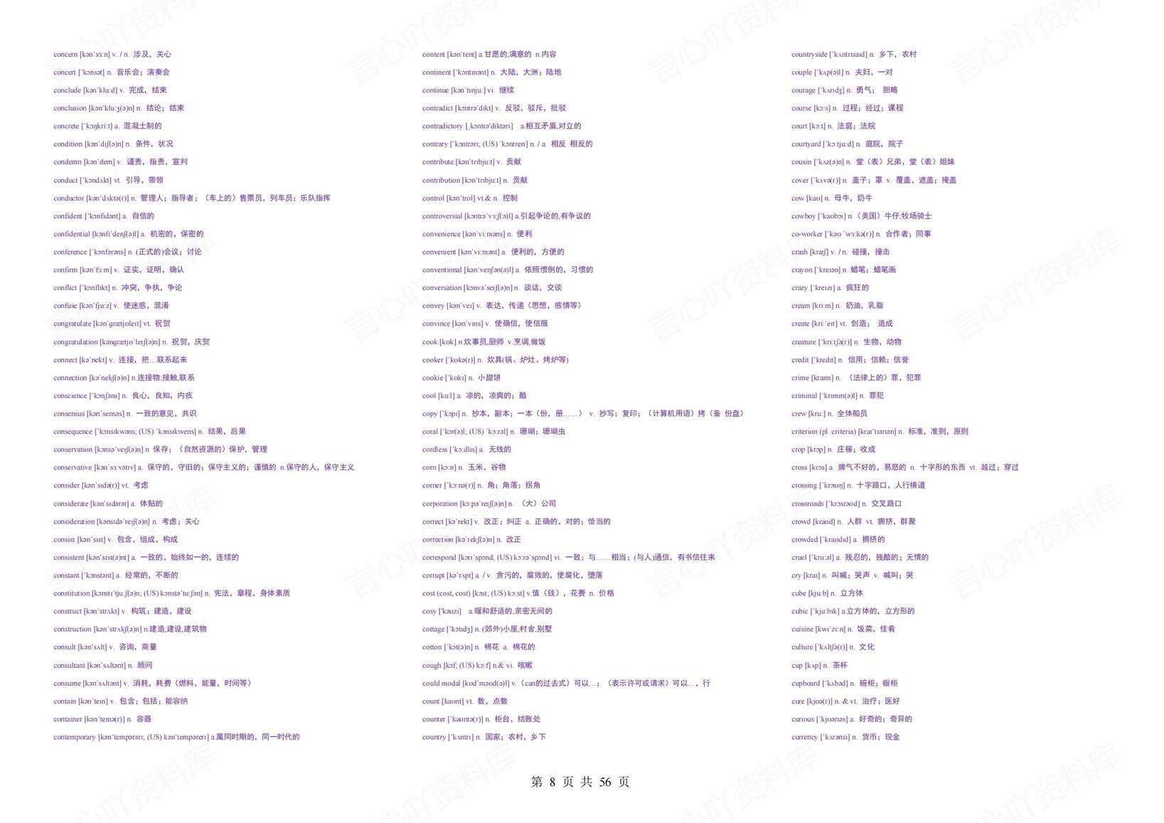 高中英语-3500词(含音标)及英语词组与习惯用语大全插图高中英语7