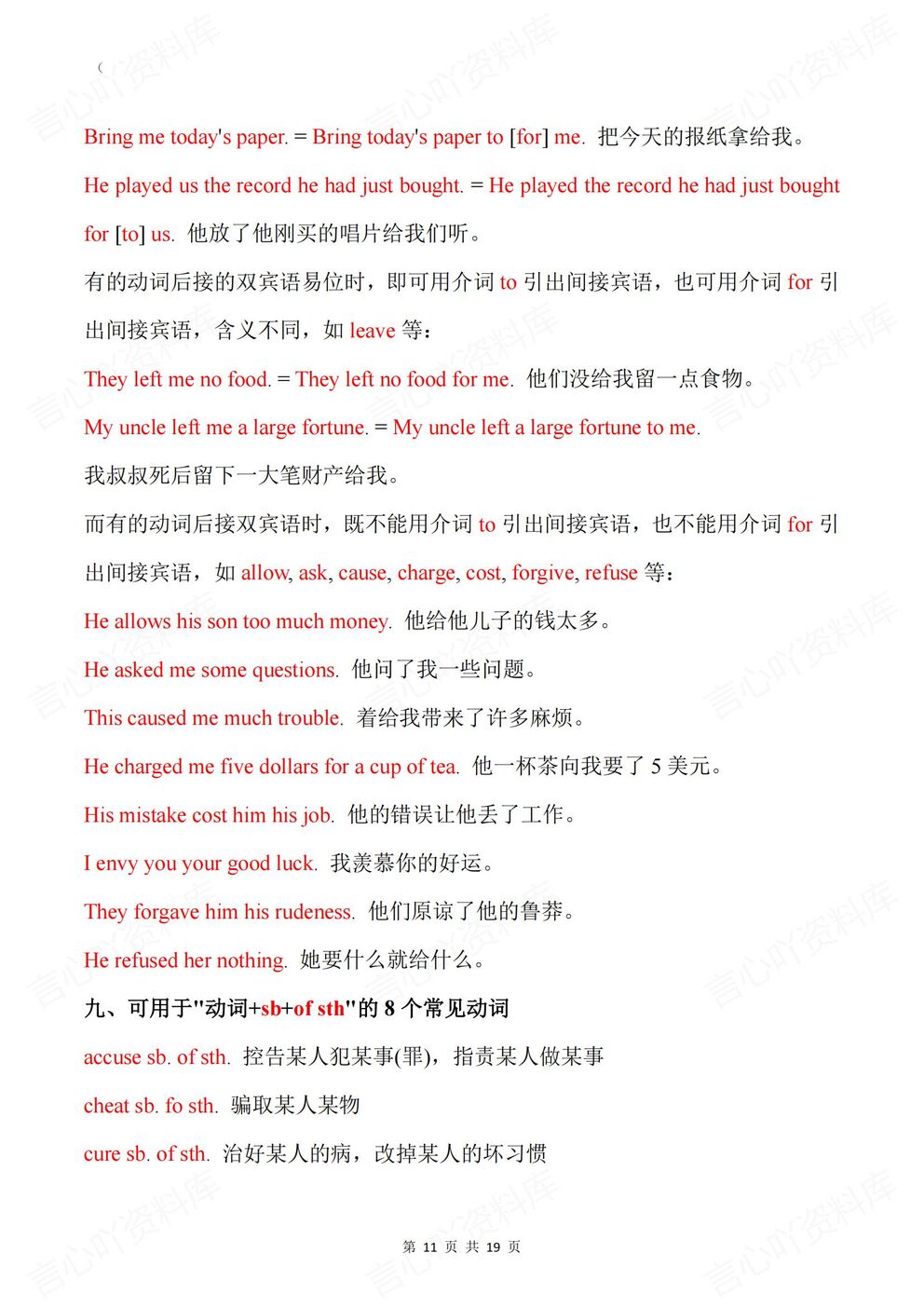 高中英语 | 固定搭配23个分类专题梳理汇总插图高中英语4