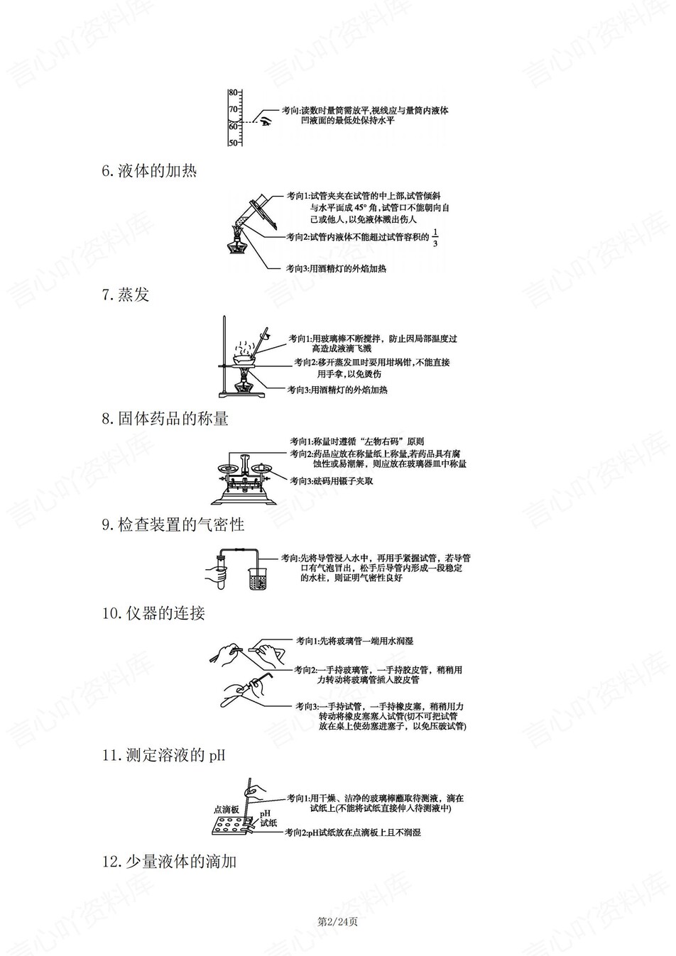 初中化学-中考复习八板块必背知识汇总插图初中化学1