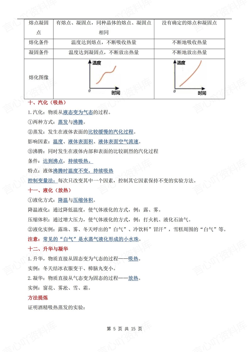 初中物理-八上期末17个考点知识总结新人教初二上专项插图初中物理4