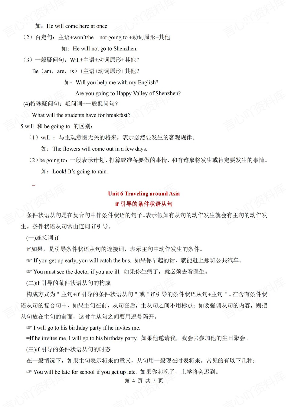 初中英语-七年级上重点语法专项复习汇总新沪教牛津初一上（全）插图初中英语3