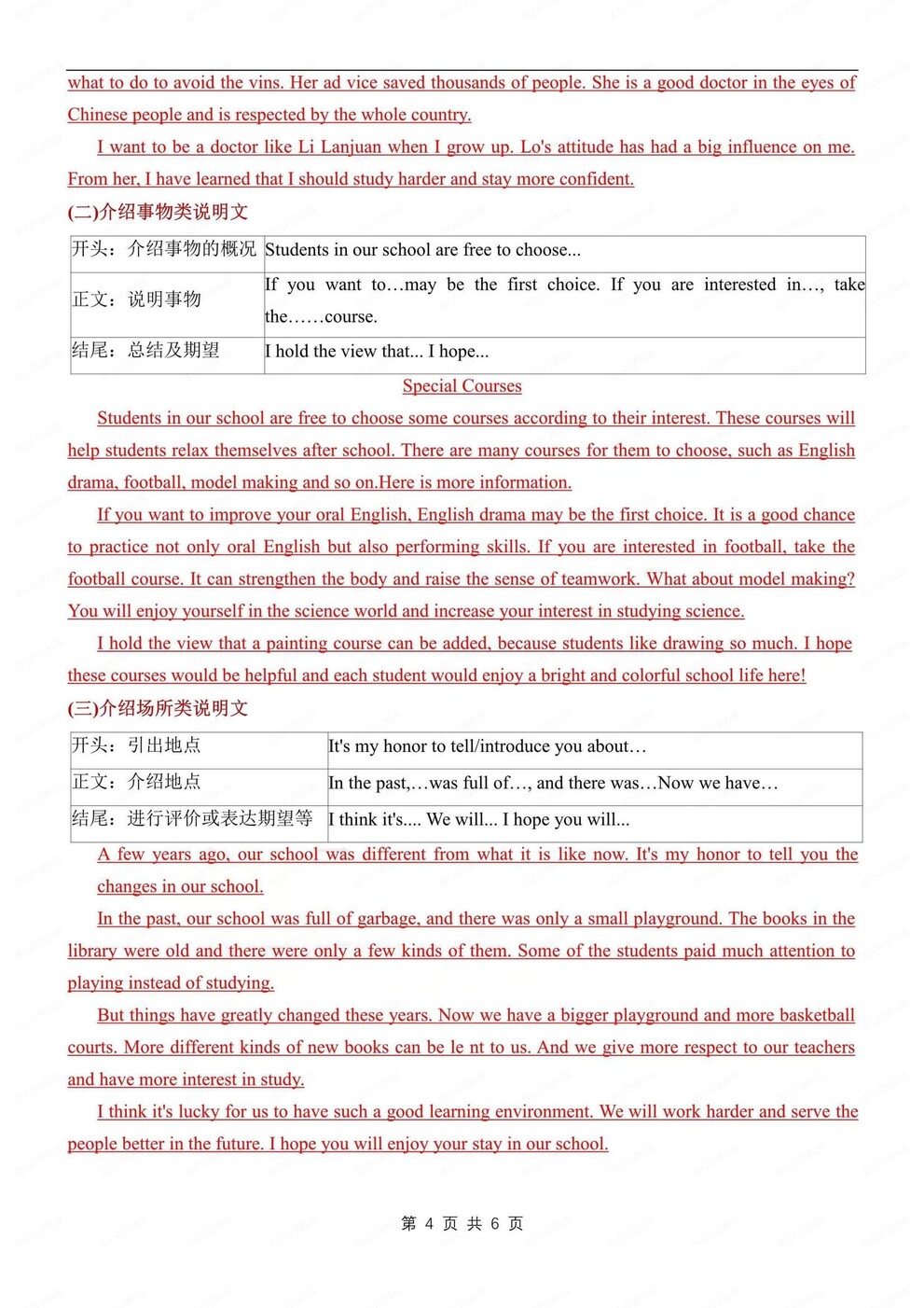 初中英语-中考写作4种万能高分模板中考英语专项复习（全）插图初中英语3