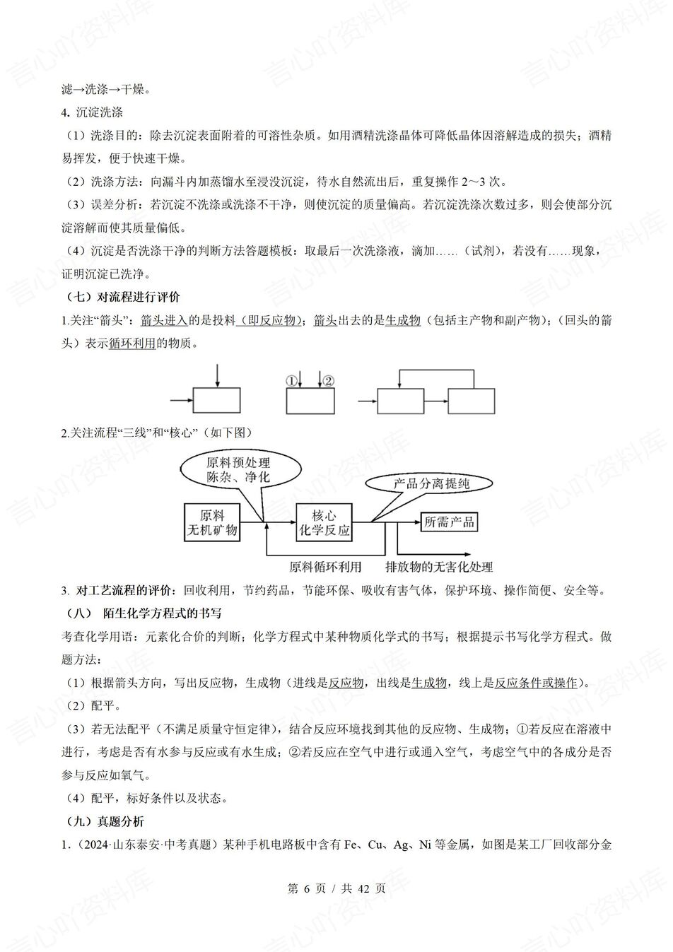 初中化学-2025中考重难题型解题技巧2插图初中化学5