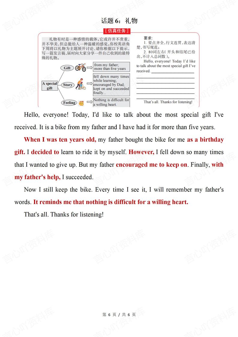 初中英语-2025中考热点话题作文预测分类范文插图初中英语5