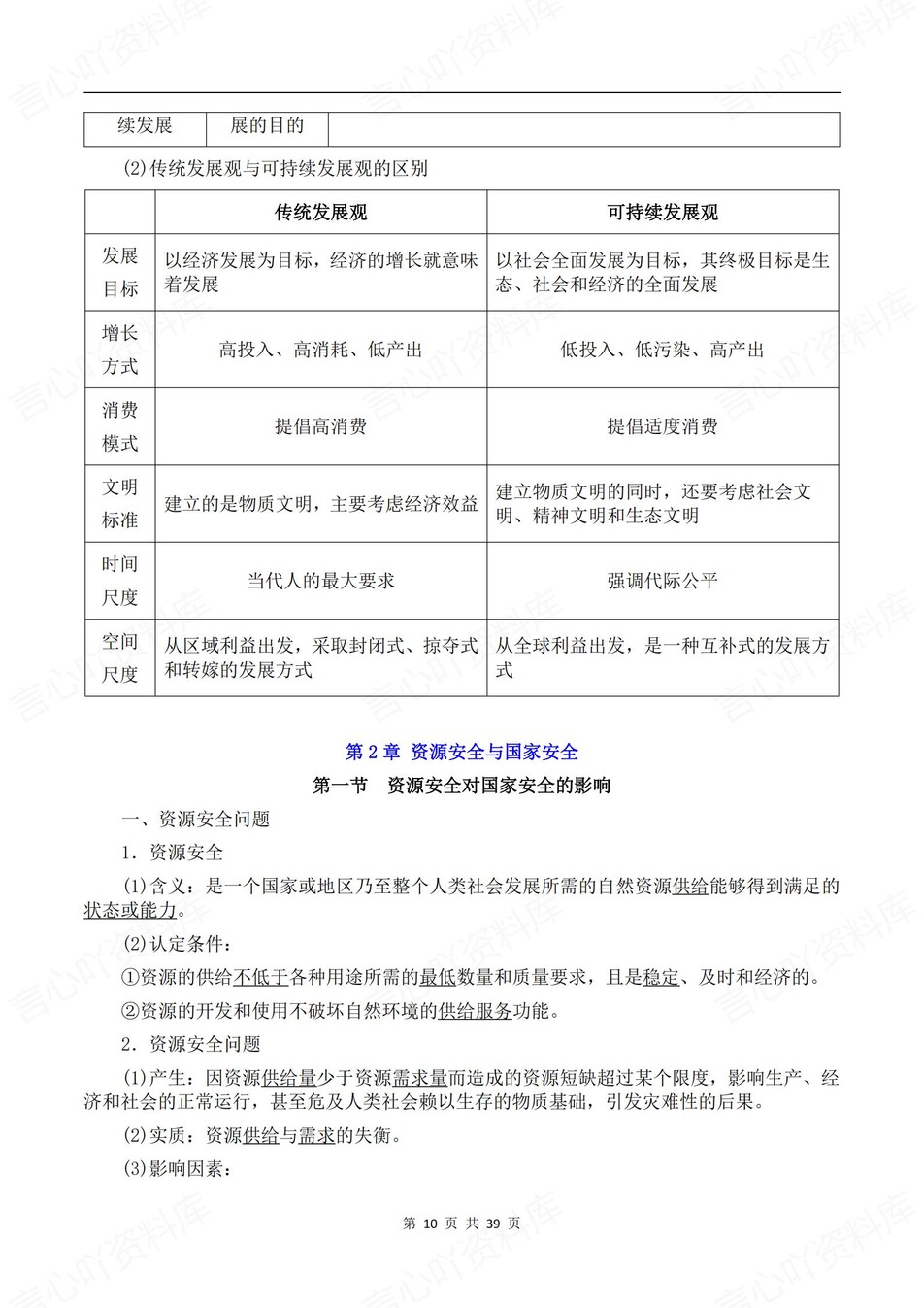 高中地理-选必三章节知识点归纳梳理插图高中地理3