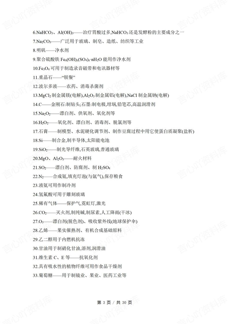 高中化学-考前抢分知识总结插图高中化学2