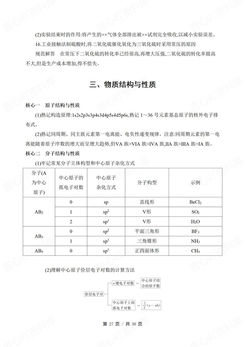 高中化学-考前抢分知识总结插图高中化学7