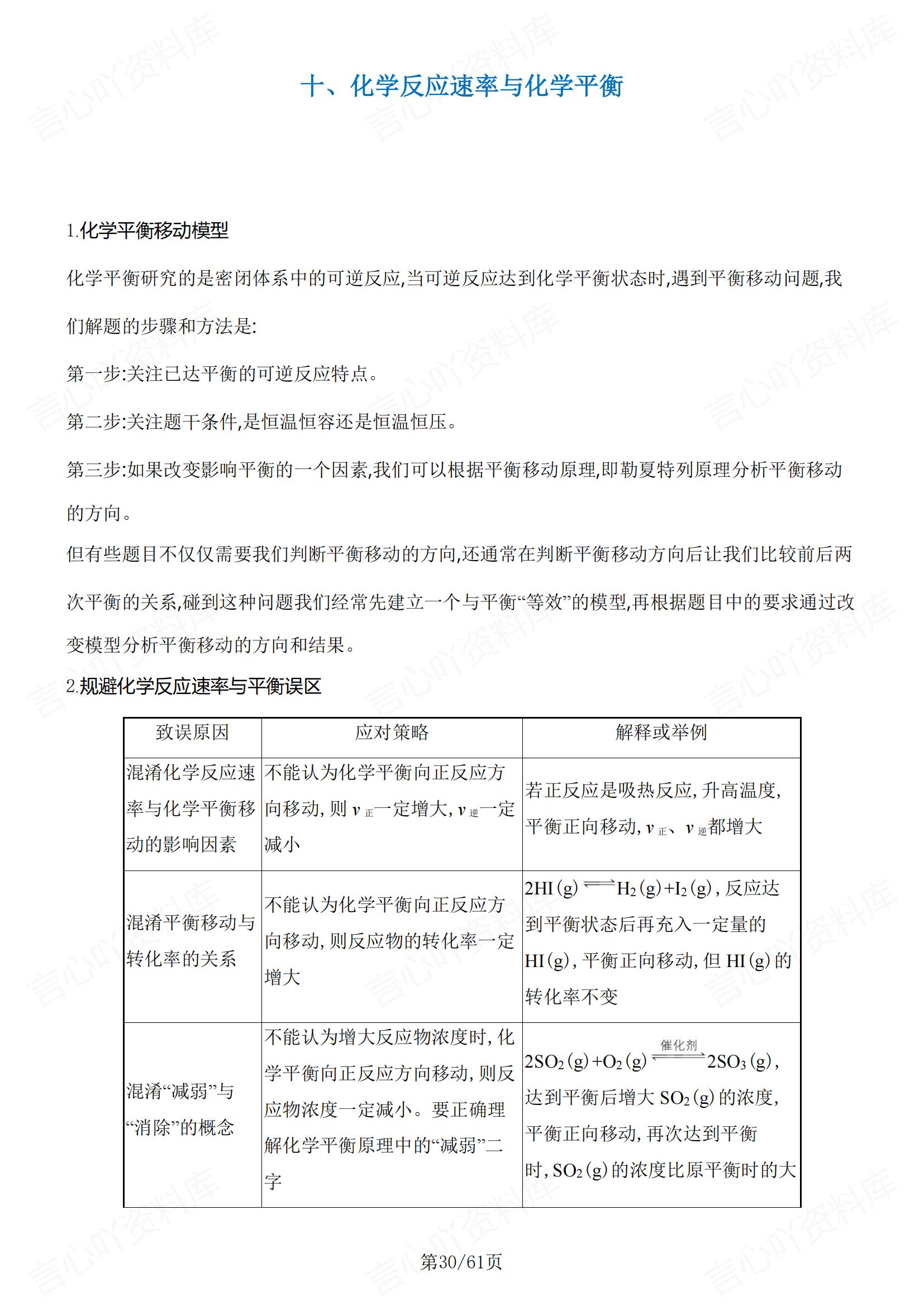 高中化学 | 高考易错易混知识要点练习汇总插图高中化学5