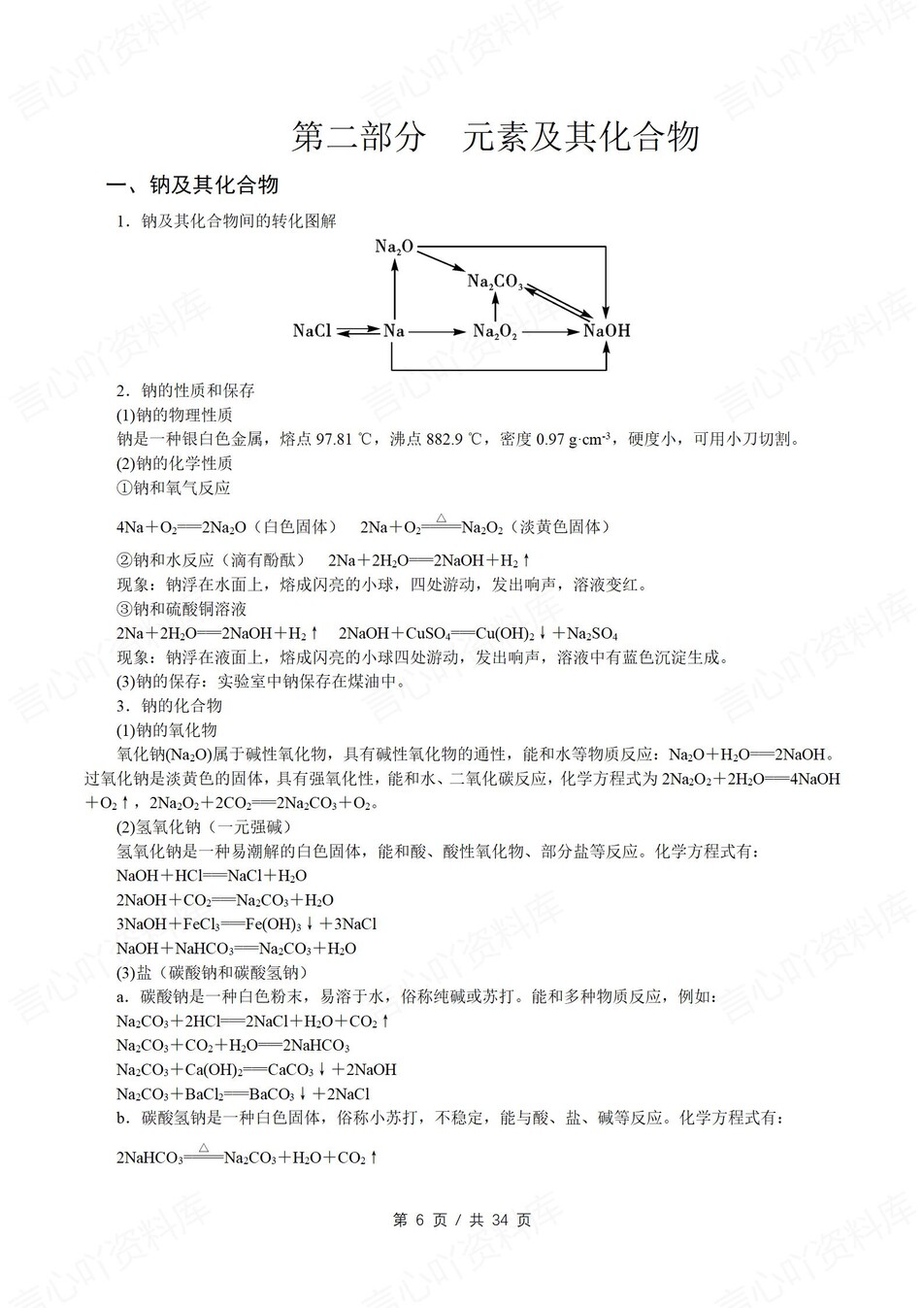 高中化学-必修选必5大板块知识背记归纳插图高中化学4
